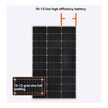 3X Painel Solar de 30 W, Módulo Solar Monocristalino de 12 V, Painel Solar IP68 para Telhados de Motorhome, Barcos de Acampamento, RV