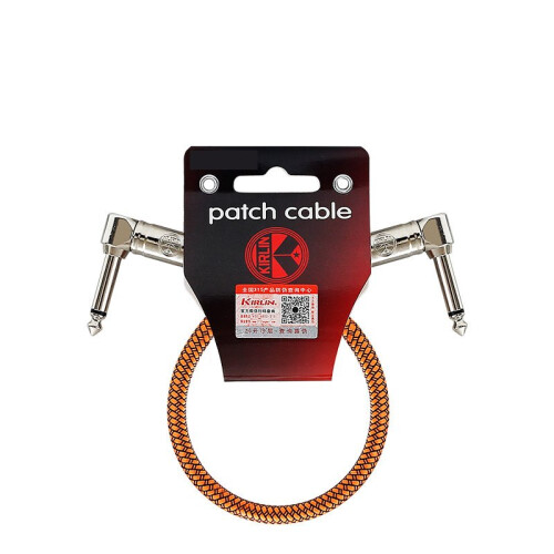 (blue) Guitar Patch Cable 30cm Shielded Instrument Cable for Effects Pedal 2