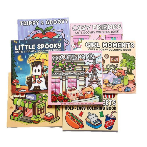 (Small elements) Drawing Book Early Learning Coloring Book Toddler Painting Practice Pad 2