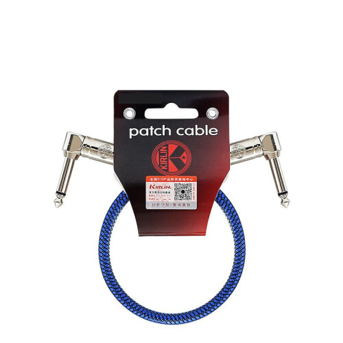 (orange) Guitar Patch Cable 30cm Shielded Instrument Cable for Effects Pedal 1