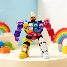 (1pcs) Susie's Restaurant Joint Movable Detachable 18cm Giant Fusion Robot Mech Monster Toy Model