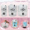 (5pcs) Round Cake Molder with Scale Adjustable Chiffon Mousse Cake Ring Baking Mold Silver 1
