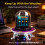 UFO-CLOCK  Weather Clock Bitcoin Stock Exchange Rate Display Multifunctional Smart Desktop Clock 3