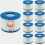 Poolfilterkartuschen Typ VI, Ersatzfilter für Whirlpools und Poolpumpen, 8er-Pack 1