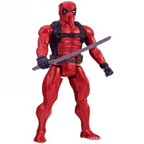 (red) Deadpool Action Figure  Revoltech Articulated Model 1