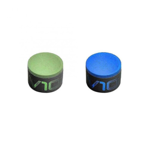 (green)Taom V10 Professional Pool and Billiard Cue Chalk, Blue/Green 1