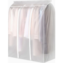 Transparante EVA-kledinghoes 50 x 100 x 120 cm, wasbare kledinghoes met ritssluiting voor trouwjurken en pakken
