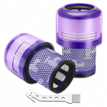 Set van 2 wasbare vervangingsfilters voor draadloze stofzuigers V11, V15, SV14 en SV22, onderdeelnummer 970013-02