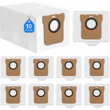 Set van 10 stofzakken van 2,5 liter voor robotstofzuigers, vervangende stofzuigerzakken, accessoire set met grote capaciteit