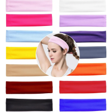 Set van 14 katoenen yoga-hoofdbanden, elastische zweetbanden en haarbanden voor vrouwen en meisjes, geschikt voor ballet, pilates en fitness