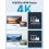 USB-C HDMI-multiportadapter, 4K, 100W PD, USB 3.0 5Gbps-datapoort, zilver, voor USB-C-laptops en -tablets 5