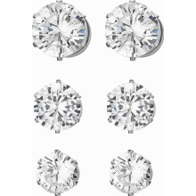 Magnetische oorbellen set voor mannen en vrouwen, roestvrijstalen oorstekers en oorclips met kubische zirkonia, zonder gaatjes in de oren.