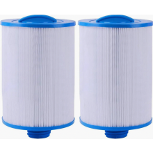 Set van 2 spafilterpatronen voor bubbelbaden en whirlpools, vervangende geplooide zwembadfilters voor spa's.