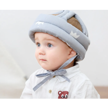 Babyhelm ter bescherming van het hoofd, verstelbare katoenen veiligheidshelm voor peuters van 8-48 maanden, zacht gevoerd.