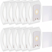 Stofzuigerzakken voor VT300 FP300, compatibel met VT265, VT270, VT300, FP300 en 260, 10 zakken en 2 motorfilters.