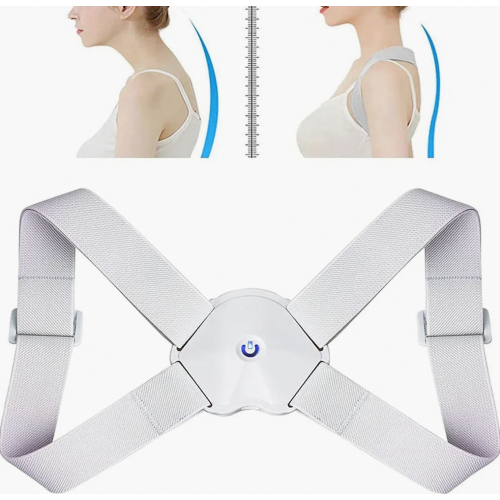 Posture Corrector for Kids, Smart Back Support Brace with Vibration Sensor, Adjustable Upper Back Belt 1