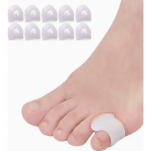 10 Pack Gel Little Toe Separators, Toe Splints for Hammer Toes, Overlapping Toes and Bunion Relief