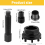 42mm Bicycle Crank Puller and Lockring Tool, Compact Bottom Bracket Remover Compatible with Most Bikes 2