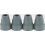 4 Pack Non Slip Rubber Crutch Tips, 19 mm Replacement Ferrules for Walking Sticks and Mobility Aids 3