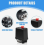 220V Air Compressor Pressure Switch, 4-Port Pressure Control Valve Regulator for Quick Pressure Relief 2