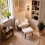 (White) Modern Armchair w/ Footstool, Comfy Fleece 2