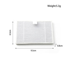 Pièces de Rechange pour Aspirateur Robot pour Lubluelu L40 B40 L15 Ultra L15 Max : Brosse Principale, Brosse Latérale, Filtre HEPA et Lingette de
