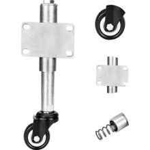 Spring Loaded Gate Support Roller for Sliding Gates, Heavy Duty Guide Wheel for Large Doors