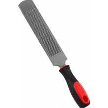 Double-Sided Hoof Rasp 200 mm Carbon Steel Farrier Tool with Rubber Grip for Horse Hoof Care