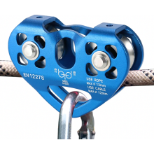 Zipline Cable Trolley Pulley with Ball Bearings, Compatible with Zipline Cables for Climbing Caving Rescue