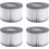 Replacement Hot Tub Filter Cartridges, Water Filter for Inflatable Spa Pools, Improved Version, Pack of 4 1