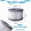 Replacement Hot Tub Filter Cartridges, Water Filter for Inflatable Spa Pools, Improved Version, Pack of 4 2