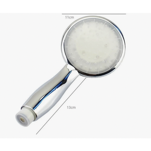 LED Shower Head with Temperature Colour Change, 7 Colour ABS Handheld Shower Head, Water Saving 2