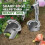 Stainless Steel Bulb Planter Tool, Manual Hole Digger with Handle for Flower Bulbs, Yard 3