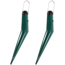 ROMISBABA Seed Sower Planting Tool, Manganese Steel Handle Hole Punch for Bulbs, Blue 2-Pk