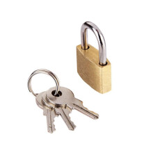 20mm Key Padlock for Luggage Cabinet and Locker, Small Very Strong Steel Padlock with Key for Backpacks Toolboxes and Gym Lockers, Everyday Lock