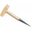 T-Handle Soil Hole Digger, Chrome-Plated Tool for Seedlings, Weeding & Soil Loosening 1