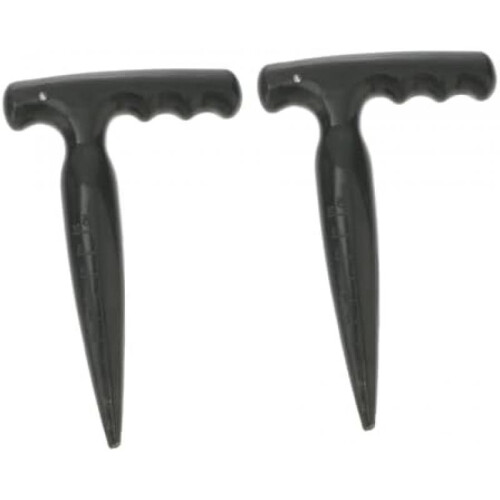 2 Pack Garden Punch Hand Planter, PP Ergonomic Handle for Precise Planting Patio FUNOMOCYA