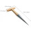 T-Handle Soil Hole Digger, Chrome-Plated Tool for Seedlings, Weeding & Soil Loosening 8