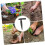 2 Pack Garden Punch Hand Planter, PP Ergonomic Handle for Precise Planting Patio FUNOMOCYA 4