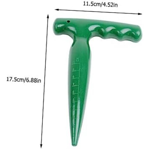 2 Pack Garden Punch Hand Planter, PP Ergonomic Handle for Precise Planting Patio FUNOMOCYA 1