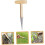 T-Handle Soil Hole Digger, Chrome-Plated Tool for Seedlings, Weeding & Soil Loosening 5
