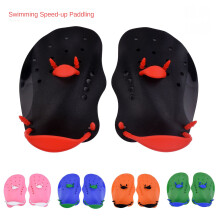 (Blue, S(17*12.3)) Swimming Hand Paddles for Kids Adults Freestyle Stroke Training Professional Swim Gear Palm Trainer