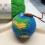 (blue) Earth Rescue Plan Crochet Kit DIY Handmade Couple Keychain with Yarn Hook & Tutorial 1