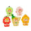 (5pc) Glow Bubble Fruit DIY Charms Transparent Sequin Bag Resin Accessories 5