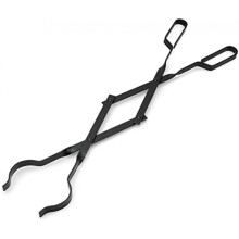Onlyfire 66 cm Kaminzange Kaminholzzange, Feuerholzzange, Innen Brennholzzange, für Lagerfeuer Kaminöfen Kohlezange