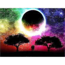 30x40cm 5D DIY Diamond Painting Full,Srie Cosmique#I,DIY Diamond Rhinestone