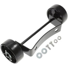 MAGICLULU Heavy Duty Iron Caster Wheel Replacement for Patio Gas Heaters, Outdoor Heater Wheel Kit with Swivel Design