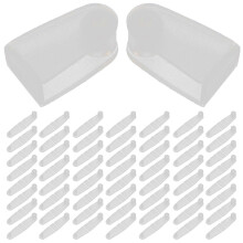 100Pcs Plastic Keychian Clips Plastic Foldable Clips Folding Clip Plastic Folding Clip Plastic Clip