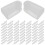 100Pcs Plastic Keychian Clips Plastic Foldable Clips Folding Clip Plastic Folding Clip Plastic Clip 1
