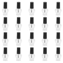 20pcs Love-heart Nail Varnish Holders Empty Bottles Nail Polish Storage Bottles